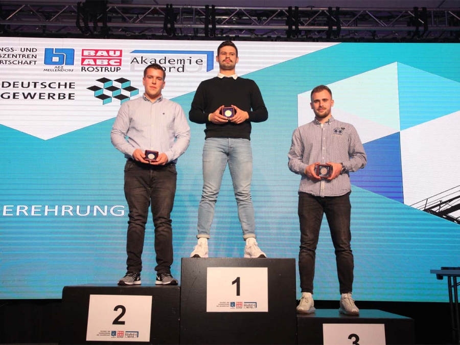 Zweiter Platz für Andreas Schuon bei der deutschen Meisterschaft in den Bauberufen